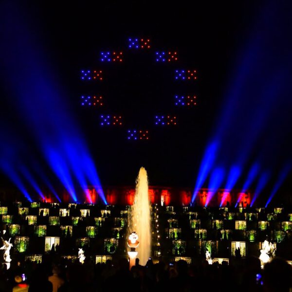 Drohnenshow bei der Potsdamer Schlössernacht 2025 – wenn Kunst, Licht und Technik verschmelzen