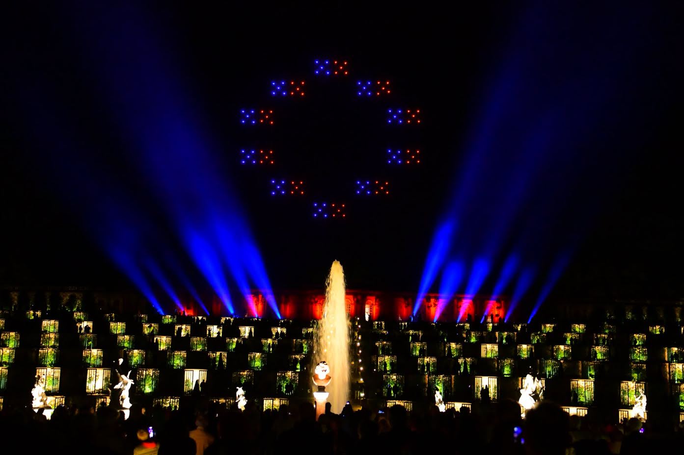 Drohnenshow bei der Potsdamer Schlössernacht 2025 – wenn Kunst, Licht und Technik verschmelzen