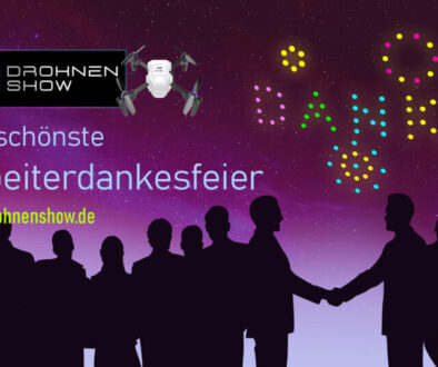 Drohnenshow Mitarbeiterevent