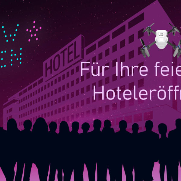 Eine atemberaubende Drohnenshow krönt Ihre Hotel-Eröffnung! Moderner als Feuerwerk, individuell gestaltbar und umweltfreundlich. Begeistern Sie Ihre Gäste mit diesem unvergesslichen Spektakel!